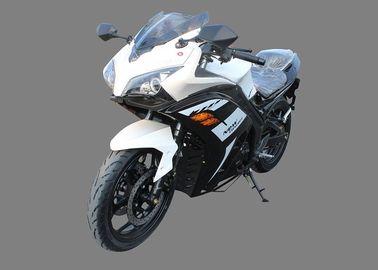 Κίνα Αερίου καυσίμων δροσερό διαγώνιο λευκό πλαστικό σώμα μηχανών αθλητικών μοτοσικλετών CGB 150cc δροσισμένο αέρας προμηθευτής