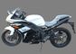 Αερίου καυσίμων δροσερό διαγώνιο λευκό πλαστικό σώμα μηχανών αθλητικών μοτοσικλετών CGB 150cc δροσισμένο αέρας προμηθευτής