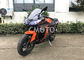 Ψηφιακό κασκόλ ανοξείδωτου Mufler αθλητικών μοτοσικλετών οδών Speedmeter πορτοκαλί μαύρο προμηθευτής